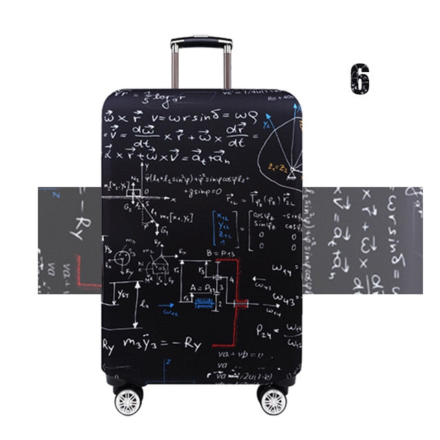 JULY'DOSAC  Travel Luggage Protective Cover Suitcase Case Accessorie Baggag Elastic Luggage Cover Apply to 18-32inch Suitcase