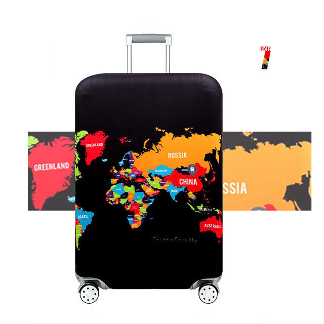JULY'DOSAC  Travel Luggage Protective Cover Suitcase Case Accessorie Baggag Elastic Luggage Cover Apply to 18-32inch Suitcase