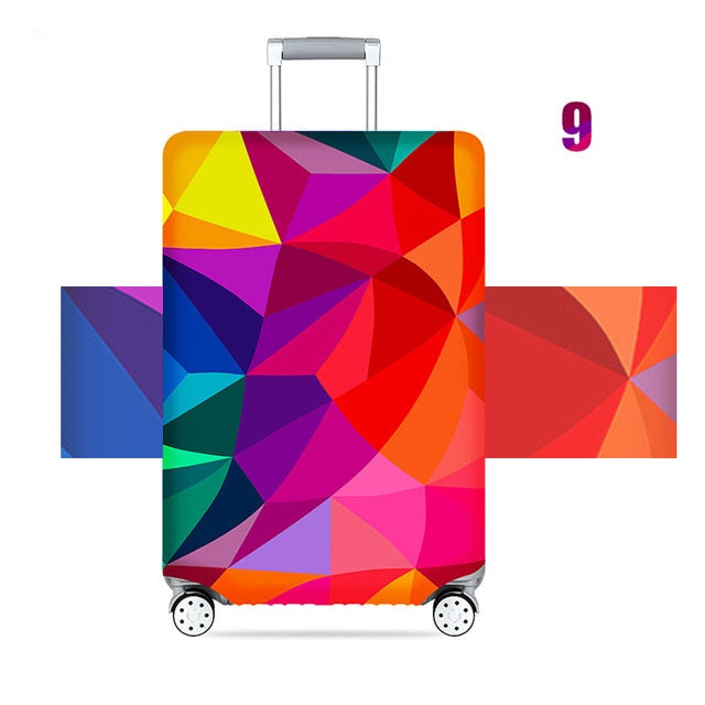 JULY'DOSAC  Travel Luggage Protective Cover Suitcase Case Accessorie Baggag Elastic Luggage Cover Apply to 18-32inch Suitcase