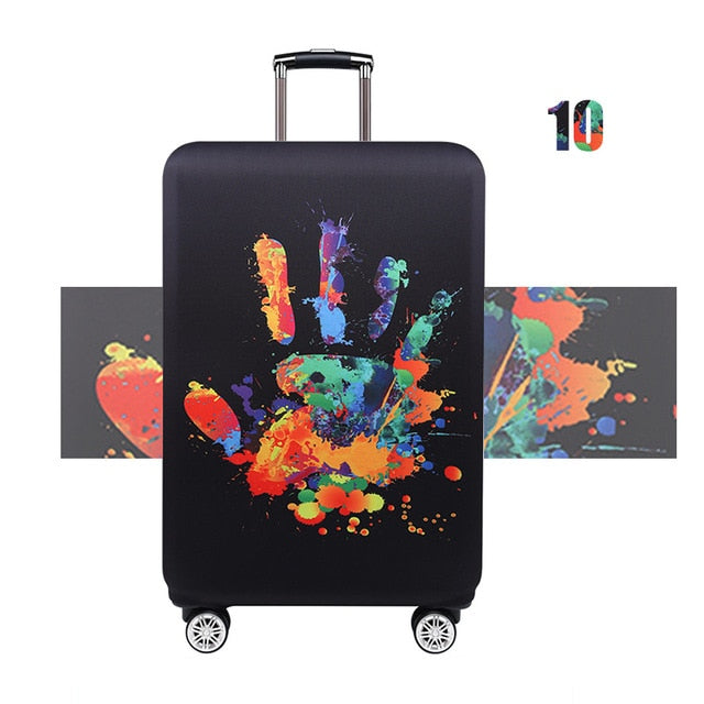 JULY'DOSAC  Travel Luggage Protective Cover Suitcase Case Accessorie Baggag Elastic Luggage Cover Apply to 18-32inch Suitcase