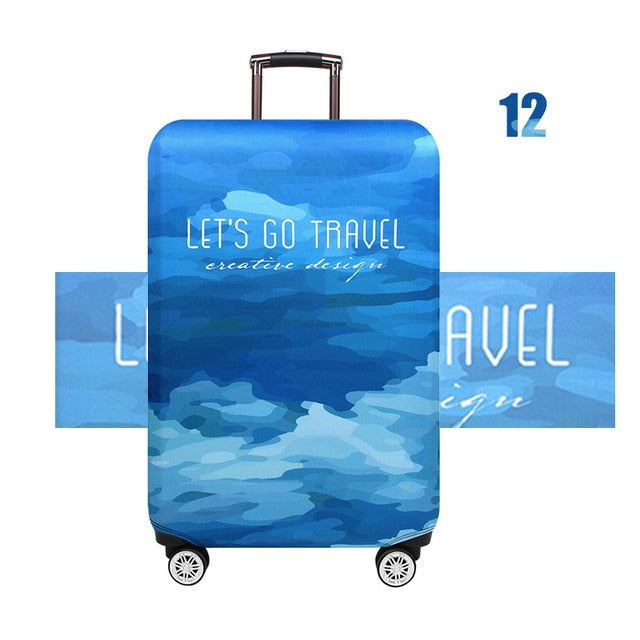 JULY'DOSAC  Travel Luggage Protective Cover Suitcase Case Accessorie Baggag Elastic Luggage Cover Apply to 18-32inch Suitcase