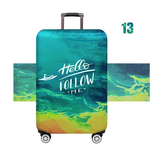 JULY'DOSAC  Travel Luggage Protective Cover Suitcase Case Accessorie Baggag Elastic Luggage Cover Apply to 18-32inch Suitcase