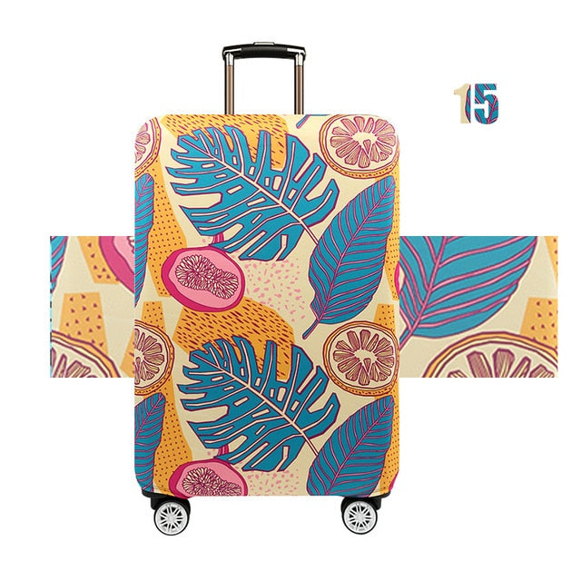 JULY'DOSAC  Travel Luggage Protective Cover Suitcase Case Accessorie Baggag Elastic Luggage Cover Apply to 18-32inch Suitcase