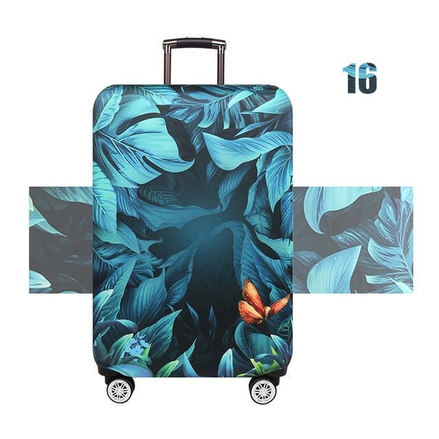JULY'DOSAC  Travel Luggage Protective Cover Suitcase Case Accessorie Baggag Elastic Luggage Cover Apply to 18-32inch Suitcase