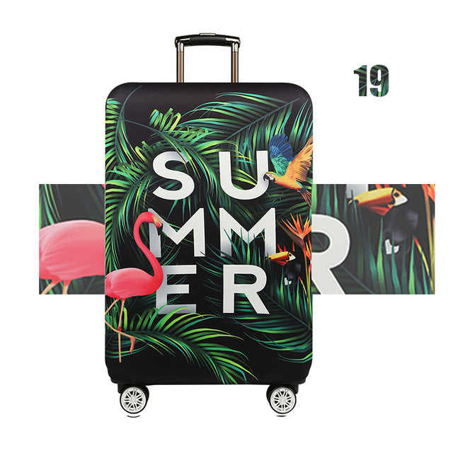 JULY'DOSAC  Travel Luggage Protective Cover Suitcase Case Accessorie Baggag Elastic Luggage Cover Apply to 18-32inch Suitcase