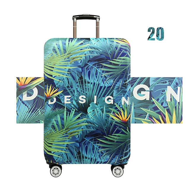 JULY'DOSAC  Travel Luggage Protective Cover Suitcase Case Accessorie Baggag Elastic Luggage Cover Apply to 18-32inch Suitcase