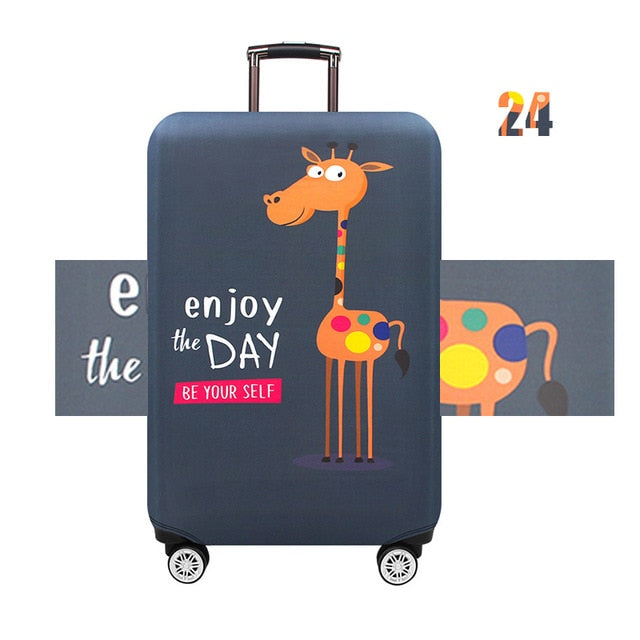 JULY'DOSAC  Travel Luggage Protective Cover Suitcase Case Accessorie Baggag Elastic Luggage Cover Apply to 18-32inch Suitcase
