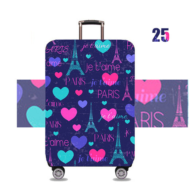 JULY'DOSAC  Travel Luggage Protective Cover Suitcase Case Accessorie Baggag Elastic Luggage Cover Apply to 18-32inch Suitcase