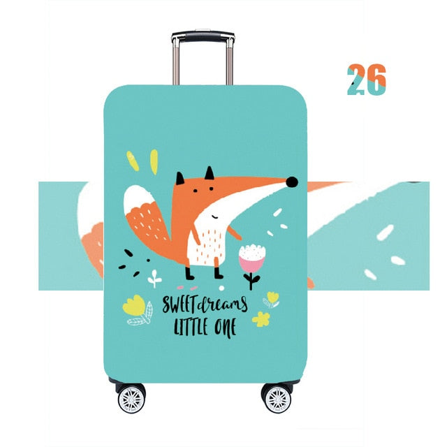 JULY'DOSAC  Travel Luggage Protective Cover Suitcase Case Accessorie Baggag Elastic Luggage Cover Apply to 18-32inch Suitcase