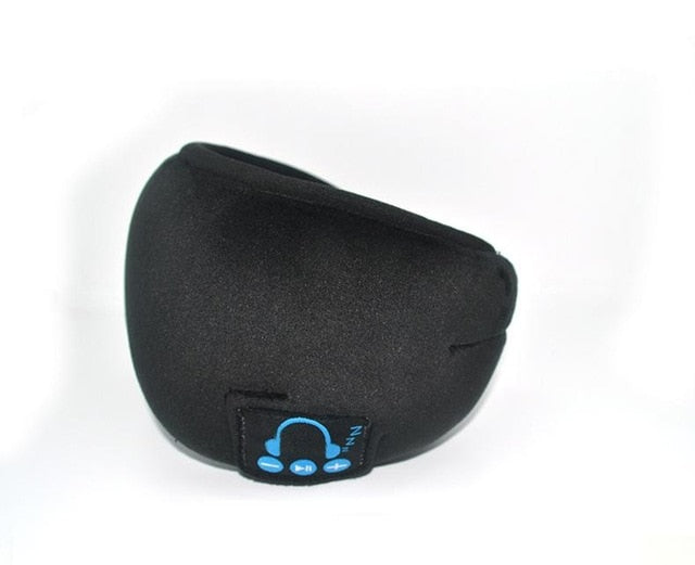 Sleep Headphone Bluetooth Sleep Mask Wireless Sleep Eye Mask Earphone Travel Eye Shades with Built-in Speakers Mic Handsfree d25