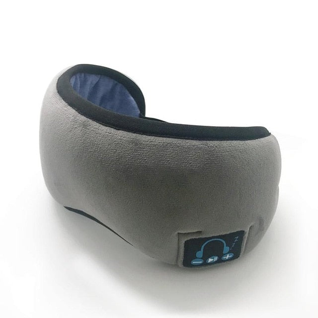 Sleep Headphone Bluetooth Sleep Mask Wireless Sleep Eye Mask Earphone Travel Eye Shades with Built-in Speakers Mic Handsfree d25