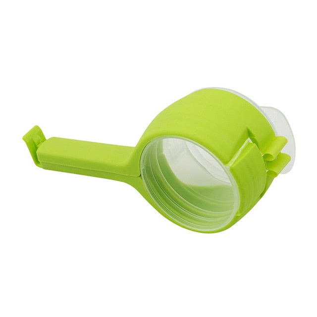 New Seal Pour Food Storage Bag Clip Snack Sealing Clip Keeping Fresh Sealer Clamp Plastic Helper Food Saver Travel Kitchen Tools