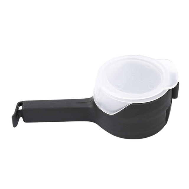 New Seal Pour Food Storage Bag Clip Snack Sealing Clip Keeping Fresh Sealer Clamp Plastic Helper Food Saver Travel Kitchen Tools