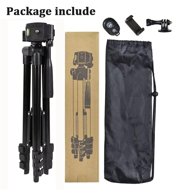 Portable Phone Tripod for iPhone Xiaomi HUAWEI Gopro Compact Video Camera Lightweight Travel Mobile Phone Stand Holder Tripode
