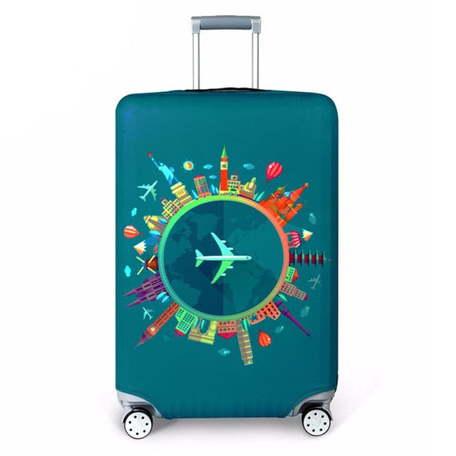 Thicker Travel Luggage Protective Cover Suitcase Case Travel Accessorie Baggag Elastic Luggage Cover Apply to 18-32inch Suitcase