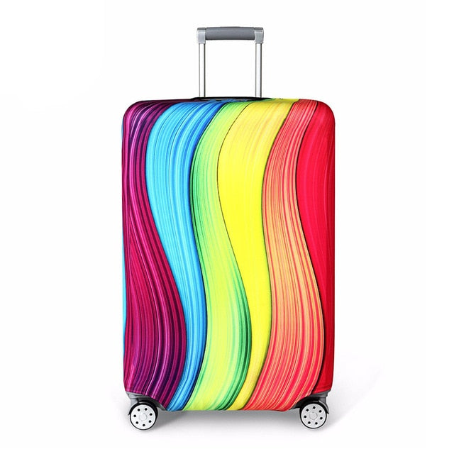 Thicker Travel Luggage Protective Cover Suitcase Case Travel Accessorie Baggag Elastic Luggage Cover Apply to 18-32inch Suitcase