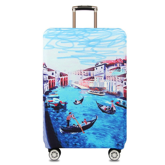 Thicker Travel Luggage Protective Cover Suitcase Case Travel Accessorie Baggag Elastic Luggage Cover Apply to 18-32inch Suitcase