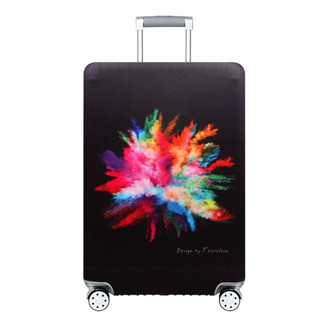 Thicker Travel Luggage Protective Cover Suitcase Case Travel Accessorie Baggag Elastic Luggage Cover Apply to 18-32inch Suitcase