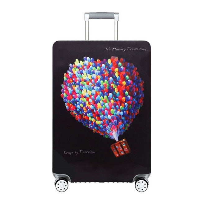 Thicker Travel Luggage Protective Cover Suitcase Case Travel Accessorie Baggag Elastic Luggage Cover Apply to 18-32inch Suitcase