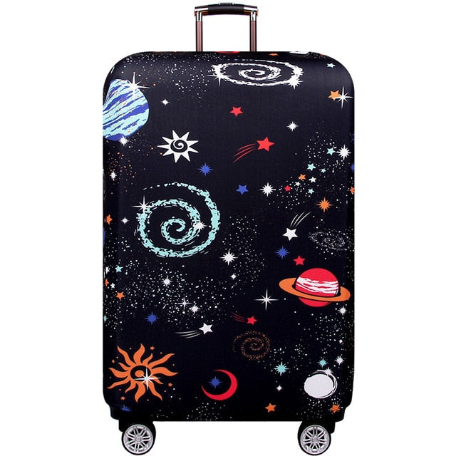 JULY'S SONG Thicken Suitcase Protective Covers For 18-32 Inch Suitcase Case Travel Luggage Bag Trolley Elastic Luggage Cover