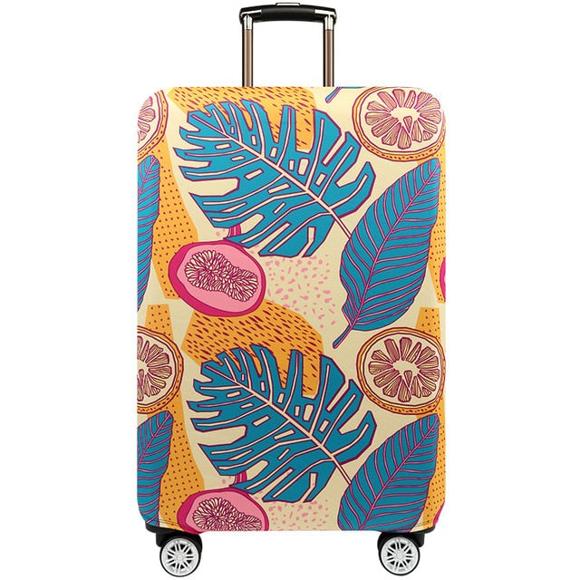 JULY'S SONG Thicken Suitcase Protective Covers For 18-32 Inch Suitcase Case Travel Luggage Bag Trolley Elastic Luggage Cover