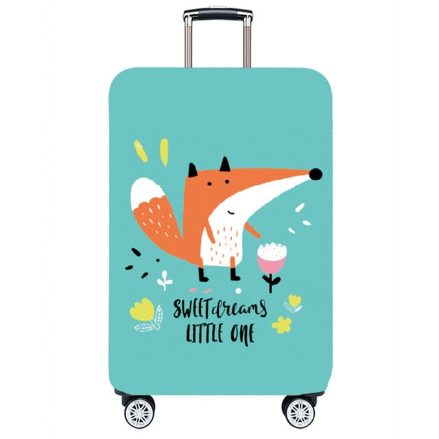 JULY'S SONG Thicken Suitcase Protective Covers For 18-32 Inch Suitcase Case Travel Luggage Bag Trolley Elastic Luggage Cover