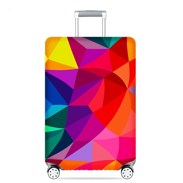 JULY'S SONG Thicken Suitcase Protective Covers For 18-32 Inch Suitcase Case Travel Luggage Bag Trolley Elastic Luggage Cover