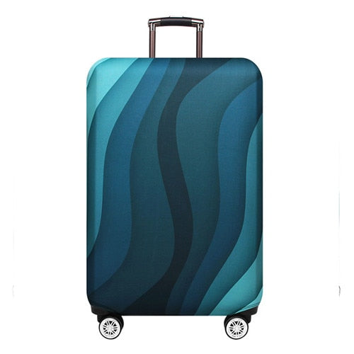 JULY'S SONG Thicken Suitcase Protective Covers For 18-32 Inch Suitcase Case Travel Luggage Bag Trolley Elastic Luggage Cover