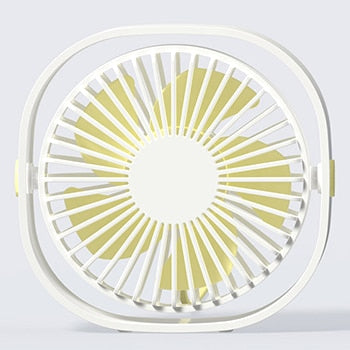3 Speed Mini USB Desktop Fan Personal Portable Cooling Fan with 360 Rotation Adjustable Angle for Office Household Traveling Car
