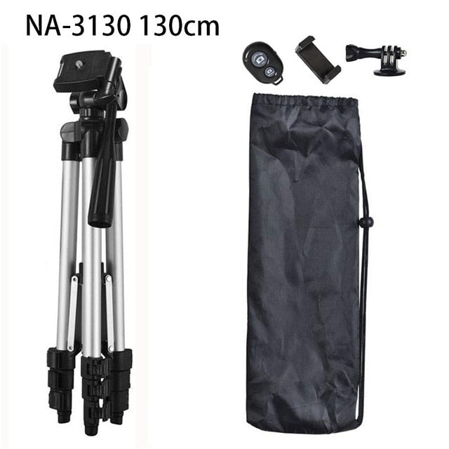 Portable Phone Tripod for iPhone Xiaomi HUAWEI Gopro Compact Video Camera Lightweight Travel Mobile Phone Stand Holder Tripode