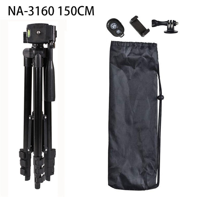 Portable Phone Tripod for iPhone Xiaomi HUAWEI Gopro Compact Video Camera Lightweight Travel Mobile Phone Stand Holder Tripode