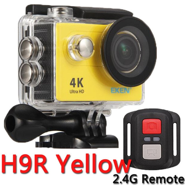 Eken original ação câmera eken h9r/h9 ultra hd 4 k wifi controle remoto esportes vídeo filmadora dvr dv ir à prova ddv água pro câmera