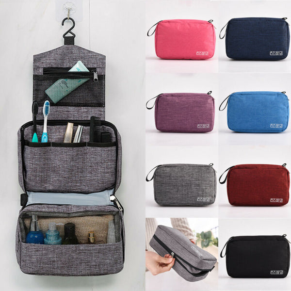 Simple letter travel bag Travel toiletries storage bag  Folding Hanging Toiletry Wash Organizer Pouch