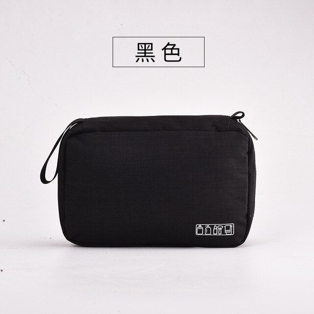 Simple letter travel bag Travel toiletries storage bag  Folding Hanging Toiletry Wash Organizer Pouch