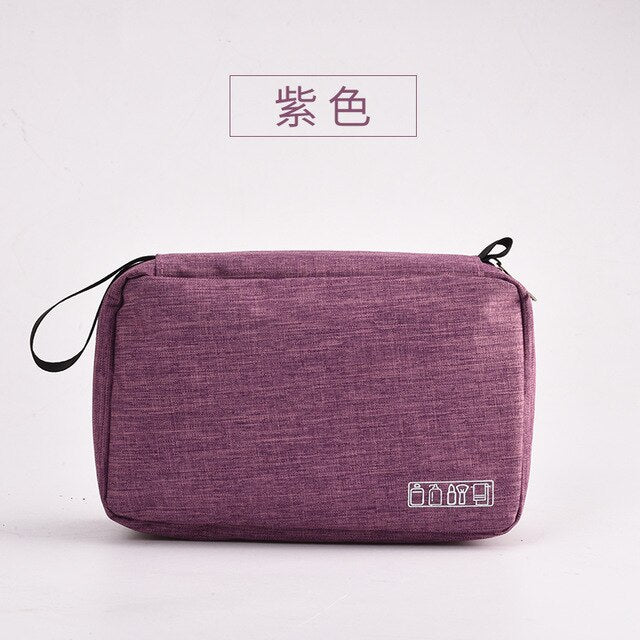 Simple letter travel bag Travel toiletries storage bag  Folding Hanging Toiletry Wash Organizer Pouch