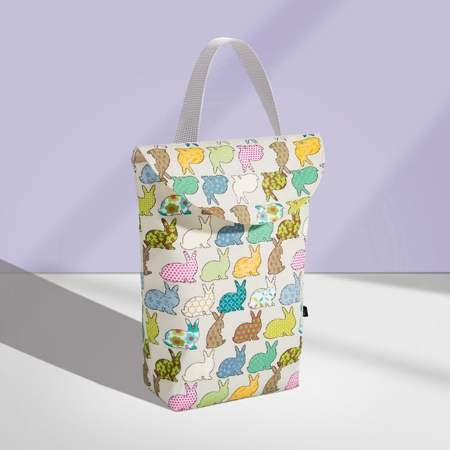 Sunveno Multifunktionale Baby Windel Organizer Wiederverwendbare Wasserdicht Fashion Prints Nass/Trocken Tasche Mummy Lagerung Tasche Reise Windel Tasche