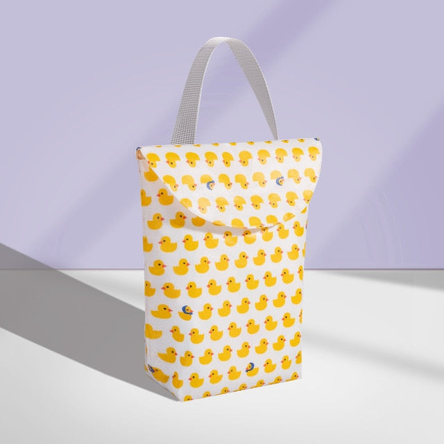 Sunveno Multifunktionale Baby Windel Organizer Wiederverwendbare Wasserdicht Fashion Prints Nass/Trocken Tasche Mummy Lagerung Tasche Reise Windel Tasche