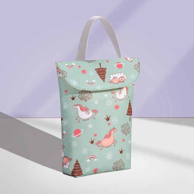 Sunveno Multifunktionale Baby Windel Organizer Wiederverwendbare Wasserdicht Fashion Prints Nass/Trocken Tasche Mummy Lagerung Tasche Reise Windel Tasche