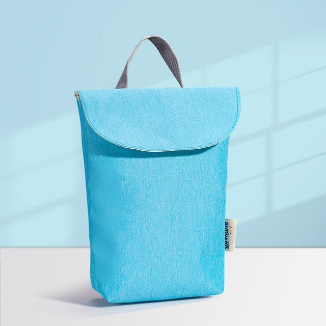 Sunveno Multifunktionale Baby Windel Organizer Wiederverwendbare Wasserdicht Fashion Prints Nass/Trocken Tasche Mummy Lagerung Tasche Reise Windel Tasche