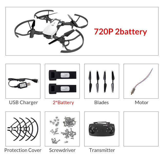Clearance Price Eachine E511 WIFI FPV 1080P / 720P HD Camera Headless Mode 16Mins Flight Time Foldable RC Drone Quadcopter