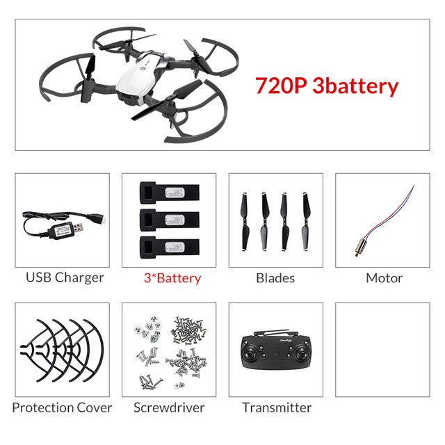 Clearance Price Eachine E511 WIFI FPV 1080P / 720P HD Camera Headless Mode 16Mins Flight Time Foldable RC Drone Quadcopter