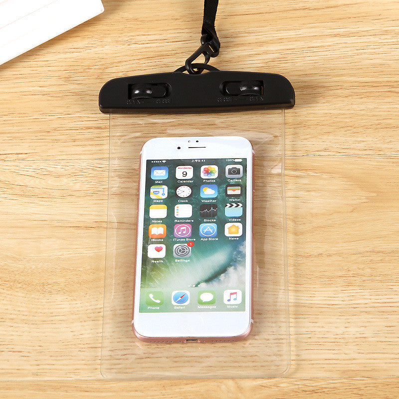 New Travel Packing Waterproof Underwater Swiming Pouch Bag Pack Dry Cell Phone Card Money PVC Transparent Bag Pouch Case