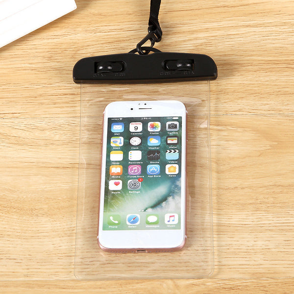 New Travel Packing Waterproof Underwater Swiming Pouch Bag Pack Dry Cell Phone Card Money PVC Transparent Bag Pouch Case