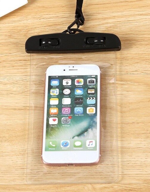 New Travel Packing Waterproof Underwater Swiming Pouch Bag Pack Dry Cell Phone Card Money PVC Transparent Bag Pouch Case