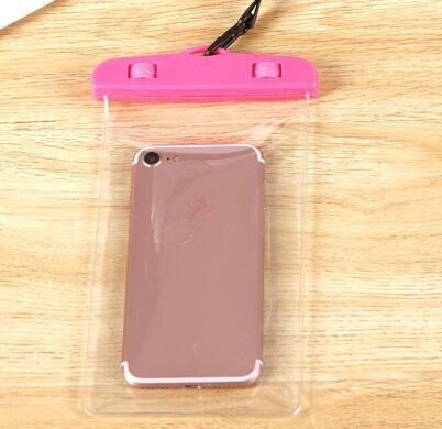 New Travel Packing Waterproof Underwater Swiming Pouch Bag Pack Dry Cell Phone Card Money PVC Transparent Bag Pouch Case