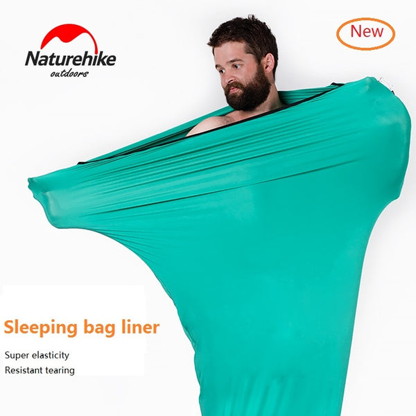 Naturehike factory sell new Outdoor travel high elasticity sleeping bag liner portable carry sheet hotel anti dirty sleeping bag