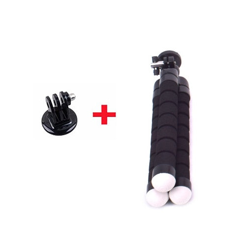 Go Pro Flexible Leg Mini Tripod for Go pro Digital phone and adapter mount for Gopro hero 4 3 + HD xiaomi yi cameras VP414 stand