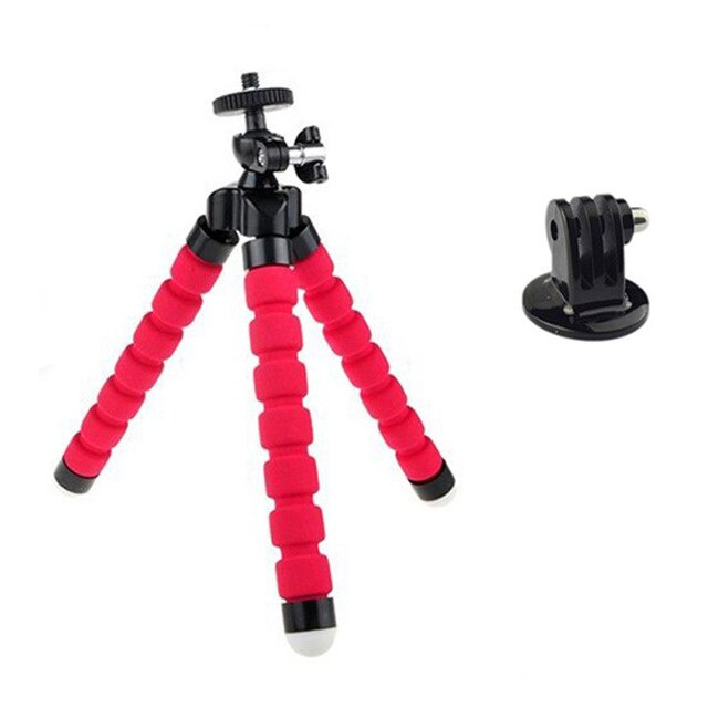 Go Pro Flexible Leg Mini Tripod for Go pro Digital phone and adapter mount for Gopro hero 4 3 + HD xiaomi yi cameras VP414 stand